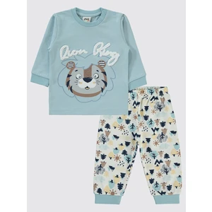 Civil Baby Erkek Bebek Pijama Takımı 6-18 Ay Mavi