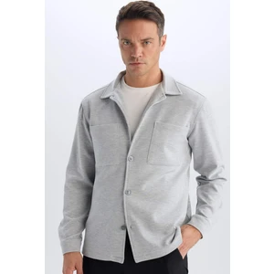 Regular Fit Polo Yaka Gömlek Ceket D7243AX25SP