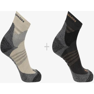 LC2082800 X Ultra Access Quarter 2 Pack Çorap - Gri/Krem