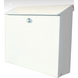 Anahtarlı Beyaz Posta Kutusu