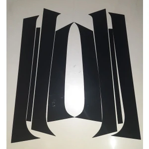 Renault Symbol 2009-2012 Pianoblack Kapı Sütunları