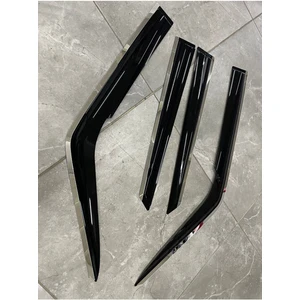 Peugeot 407 2004-2011 Arası Kromlu Cam Rüzgarlığı 4'lü