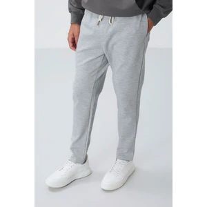 Air Jones Bej Yüzeyi Dokulu Standart Fit Erkek Eşofman Takım - 82155