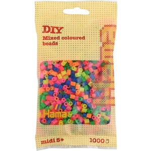 Midi Boncuk 1000'lik - Karışık Neon Renkler
