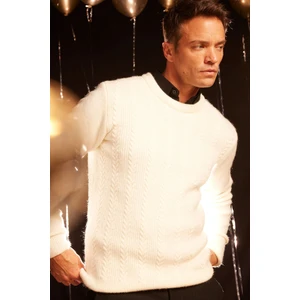 Standart Fit Bisiklet Yaka Triko Kazak E1007AX24WN