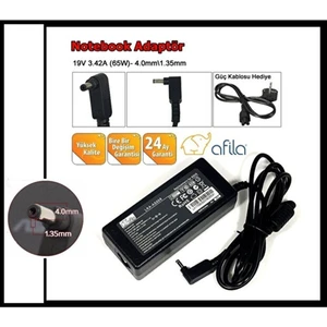 Asus Zenbook UX430UN-GV030T UX430UN-GV031T Notebook Adaptörü, Şarj Aleti Cihazı 65W