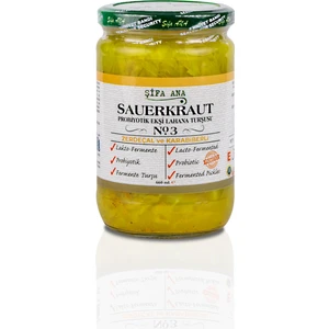 Zerdeçallı Probiyotik Sauerkraut Turşu (660 Cc.) No:3