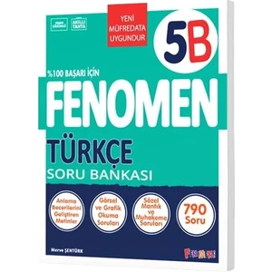 Fenomen 5. Sınıf Türkçe B Soru Bankası Güncel Baskı