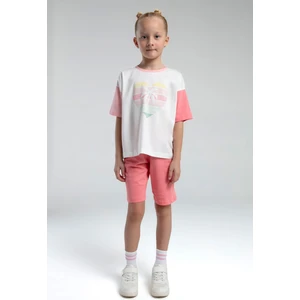 Rolypoly Kız Çocuk Turuncu Bermuda Takım