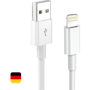 by Deji iPhone 6 6s 7 8 X Xs Xr 11 12 13 14 Pro Max Plus Uyumlu Hızlı Şarj Kablosu Usb To Lightning Beyaz