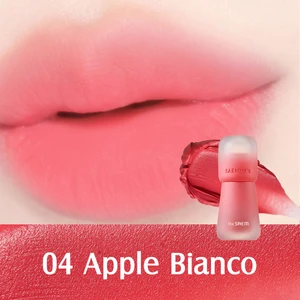 The Saem Saemmy's Crema Velvet Tint - Kadife Bitişli, Doğal Görünüm ve Yoğun Renk Sunan Tint - 04 Apple Bianco