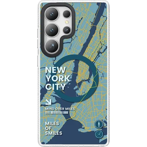 Galaxy S25 Ultra Kılıf Magsafe Şarj Özellikli Benks Dynamic City Serisi Kapak Yeşil