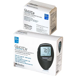 Gluco Dr Şeker Ölçme Cihazı+Süper Sensör Strip 50 Adet