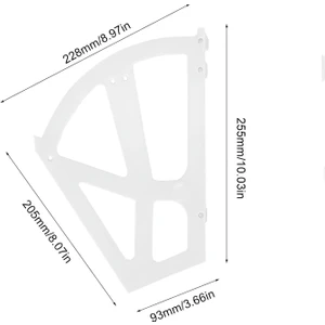 Açılır Kapanır Ayakkabılık Raf Bağlantı Aparatı Plastik 1 Takım Sağ Sol Farklı Bölmeli Gri Renk