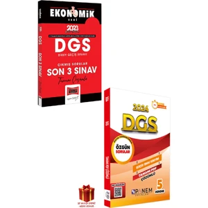 Yargı Yayınevi 2023 DGS Son 3 Sınav+Panem DGS 5 Deneme