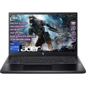 Nitro V 15 ANV15-51 I5 13420H 32 GB 512 GB SSD Rtx 3050-6 GB Freedos 15.6" Fhd IPS Taşınabilir Bilgisayar NH.QNCEY.001+325