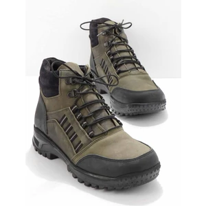 Harley Davidson Haki Nubuk  Erkek Bot & Bootie E02795071101