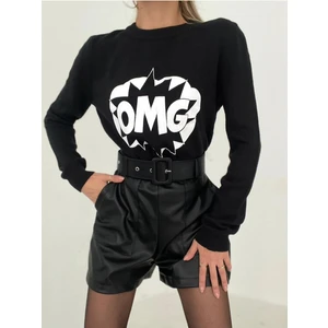 Kadın Omg Baskılı Triko