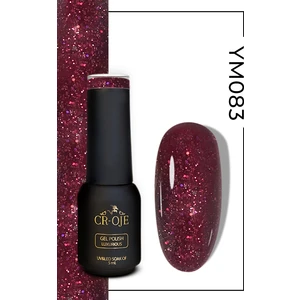 YM083 - Simli Kırmzı Kalıcı Oje (5 Ml)