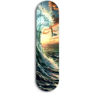 Sea Gull And Ocean V2 | Glass Wall Art