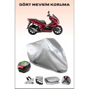 Honda PCX125 Arka Çanta Uyumlu Motosiklet Branda Su Geçirmez Dayanıklı Kumaş