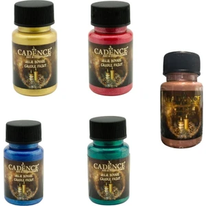 Mum Boyası 5 Renk 50ML Gold+Kırmızı+Mavi+Zümrüt+Antik Pembe