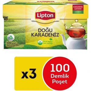 Doğu Karadeniz Demlik Poşet Çay 100'lü x 3 Adet