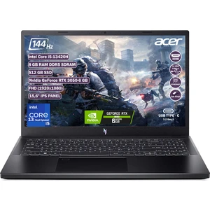 Nitro V 15 ANV15-51 Intel Core I5 13420H 8 GB 512 GB SSD RTX 3050-6 GB Freedos 15.6" FHD IPS Taşınabilir Bilgisayar NH.QNCEY.001