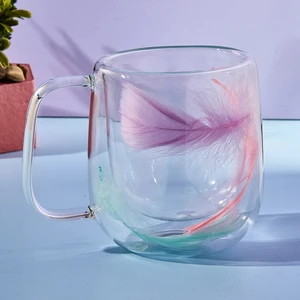 Perotti double Feather Çift Cidarlı Kupa 250 ml