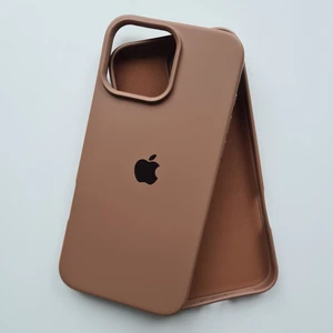 Pirok Store Apple iPhone 16 Pro Max (6.9 Inc) Uyumlu Lansman Içi Kadife Esnek Silikon Kılıf