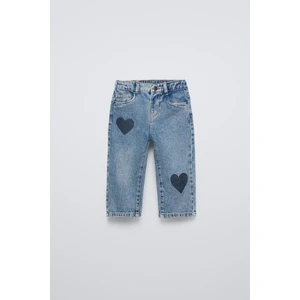 Kız Çocuk Kalpli Denim P