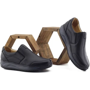 Deri Erkek Günlük Yürüyüş Ayakkabısı - 1650 Siyah