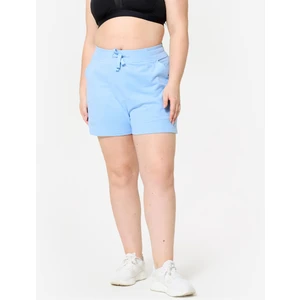 Domyos Kadın Buz Mavisi Cepli Şort - Fitness