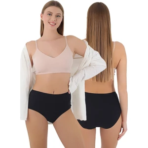 Merry Secrets 1'li Paket Ribana Yüksek Bel Kadın Bato Külot