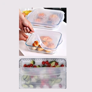 Mucit Home Silikon Kare Borcam ve Dikdörtgen Borcam Silikon Kapak 3 Lü
