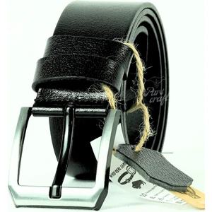 Parscraft Hakiki Manda Derisi Erkek Kemer 4,5 Cm Siyah Kot Pantolon Spor Kemer