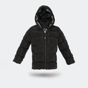 NEONS Unisex Çocuk Mont & Kaban Siyah