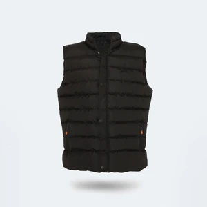 HELEN Büyük Beden Erkek Yelek Siyah