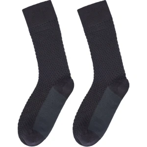 Erkek Gri Uzun Çorap 000A2C35036F