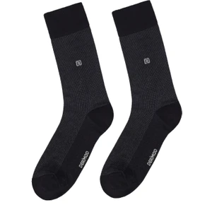 Erkek Siyah Uzun Bambu Çorap 000A2C35046F