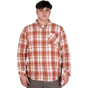 Mode Xl Büyük Beden Erkek Gömlek Ekose Oduncu 21394 Kiremit