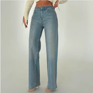 Taşlı Kot Pantolon