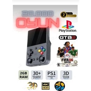 El Atarisi 3.5" Ultrahd Ekran Gamepad Retro Atari Psp/ps1/neogeo Fifa Gta 20.000 Games Oyun Konsolu