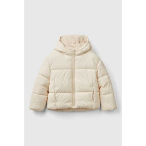 United Colors Of Benetton Regular Fit Kapüşonlu Kısa Kapitone Mont Kız Çocuk Mont 2SJ1CN05D