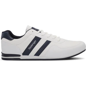 OMEGA IN Büyük Beden Erkek Sneaker Koşu & Yürüyüş Ayakkabısı Beyaz / Lacivert