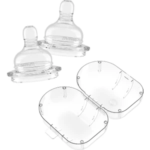 Anti-Kolik Biberon Emzikleri, 6 Ay+, Orta Akışlı, 2li Paket