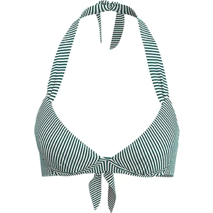 Olaian Kadın Push Up Bikini Üstü - Yeşil/Beyaz - Çizgili - ELENA