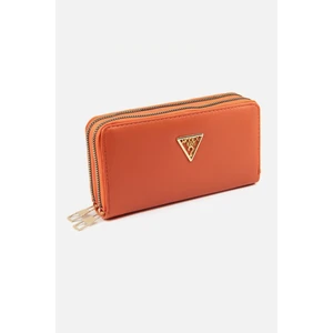 Paul Brand Yumuşak Deri Vegan Deri Kağıt Para ve Bozuk Para Bölmeli Bol Kartlı Turuncu Kadın Cüzdan PB742