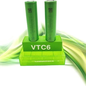 Sony Vtc6 18650 3.7V 3000 Mah Li-Ion Şarj Edilebilir Pil 2'li (Taşıma Kutusu Hediyeli)