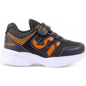 KING Erkek Çocuk Sneaker Koşu & Yürüyüş Ayakkabısı Koyu Gri / Turuncu